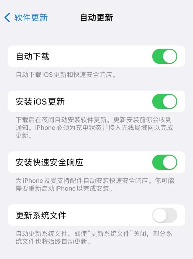 木棠镇苹果手机维修分享苹果快速安全响应更新有必要安装吗 