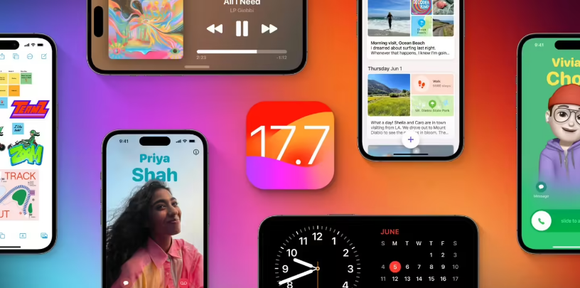 木棠镇苹果手机维修分享苹果 iOS / iPadOS 17.7.1 正式版推送 